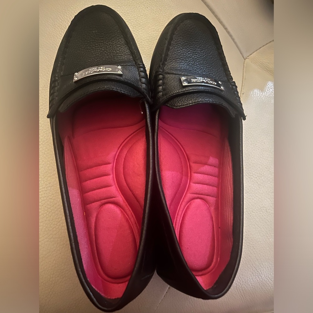 Almost new Coach Black loafers shoes Frederica size 8  Eur 38